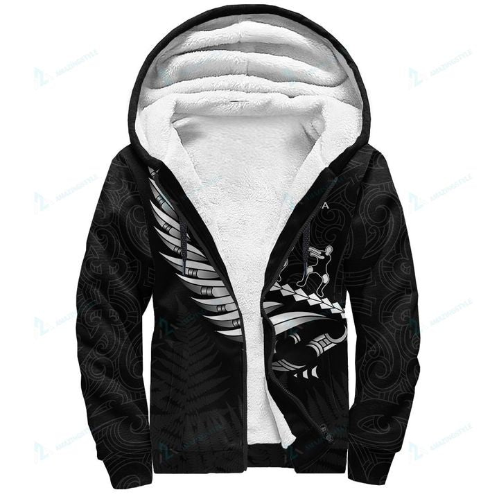 New Zealand Aotearoa Koru 3D All Over Printed Unisex Hoodie