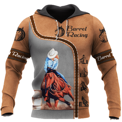 Barrel Racing Horse 3D All Over Printed Shirts For Men And Women TN