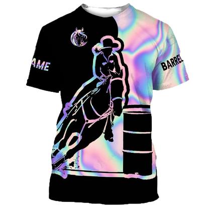 Personalized Horse Barrel Racing 3D All Over Printed Unisex Shirts TN