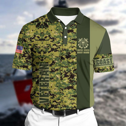 Premium Unique Veteran Polo Ultra Soft and Comfort Shirt For Man