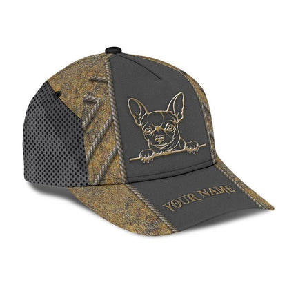 Personalized Chihuahua 3D Printed Cap