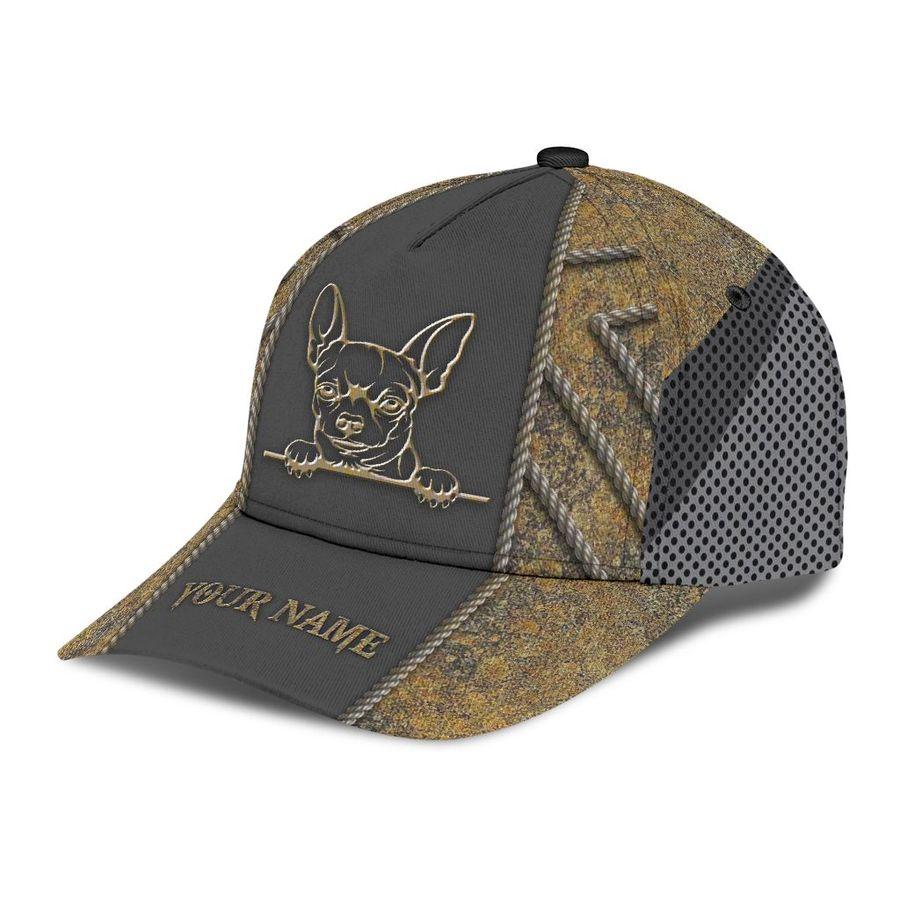 Personalized Chihuahua 3D Printed Cap