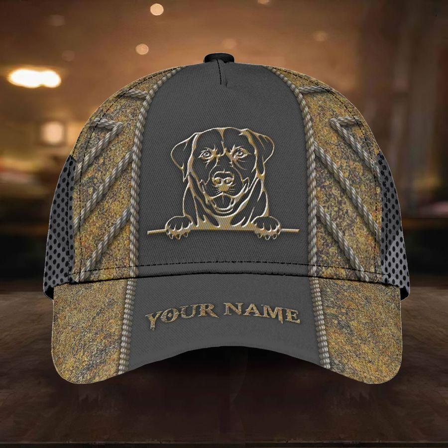 Personalized Labrador Retriever 3D Printed Cap