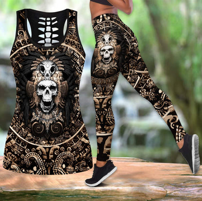 Mexican Aztec Warrior Combo Tank Top + Legging