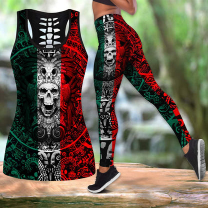 Mexican Aztec Warrior Combo Tank Top + Legging QB07032001S