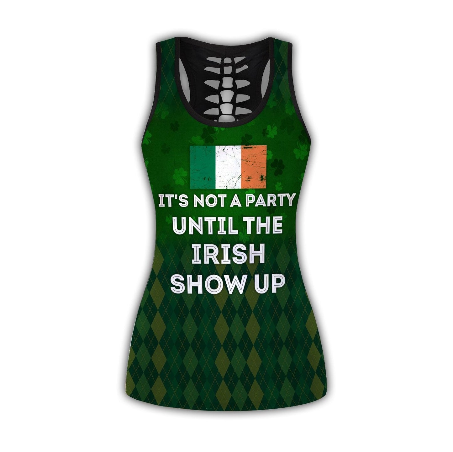Irish Combo Outfit Hollow Tank Top And Legging