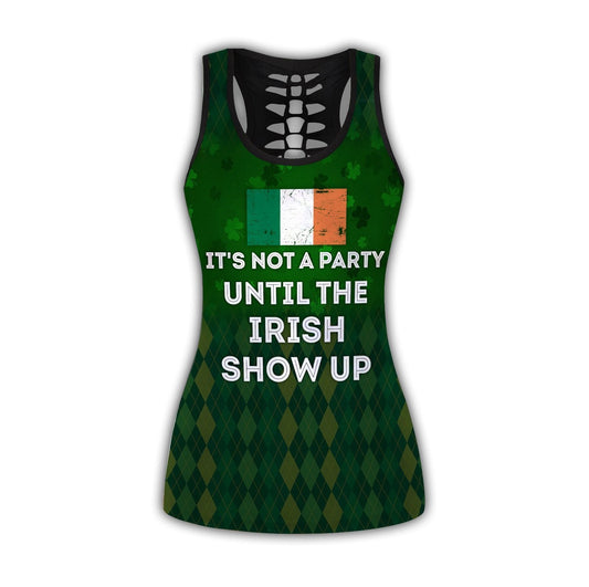 Irish Combo Outfit Hollow Tank Top And Legging