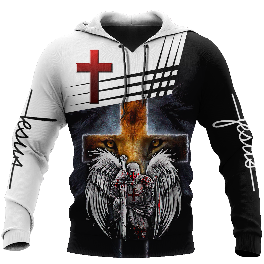 Knight of Christ Jesus 3D All Over Printed Shirts For Men and Women AM220402 - Amaze Style™-Apparel
