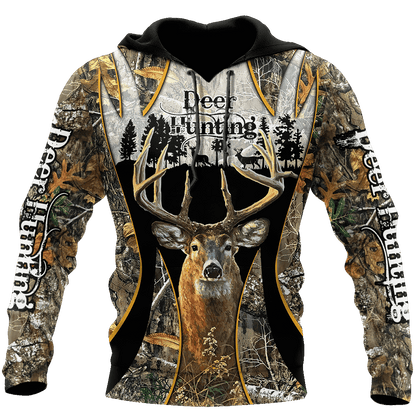 Deer Hunting 3D All Over Printed Shirts For Men AM082056-LAM