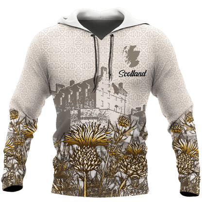 Hoodie Scotland Vintage Over Printed Hoodie TP