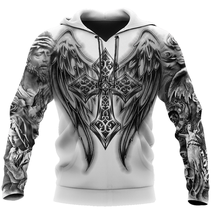 Wings of God Gothic Vibe - Christian - 3D All Over Printed Style for Men and Women
