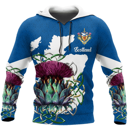 Hoodie Scotland Classic Over Printed Hoodie TP