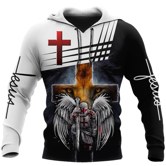 Knight of Christ Jesus 3D All Over Printed Shirts For Men and Women AM220402 - Amaze Style™-Apparel