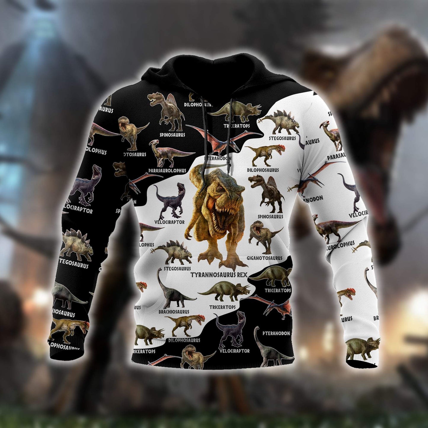 Dinosaur World 3D all over printed shirts