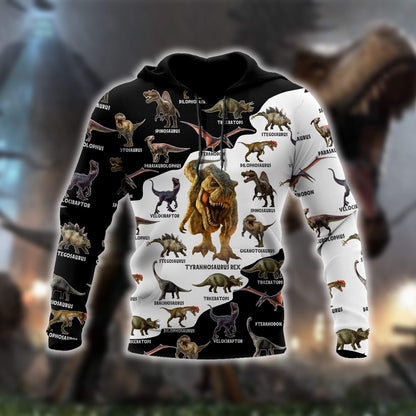 Dinosaur World 3D all over printed shirts