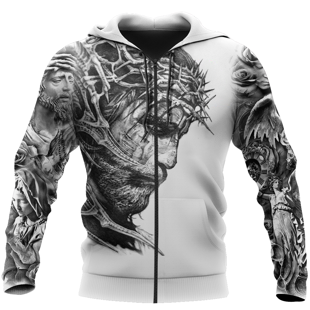 Faith in God Gothic Vibe - Christian - 3D All Over Printed Style for Men and Women