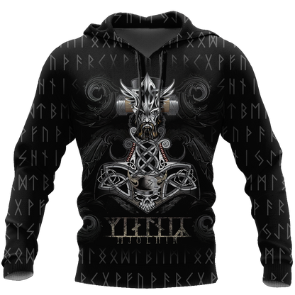 Viking Hoodie Mjolnir - Amaze Style™-Apparel
