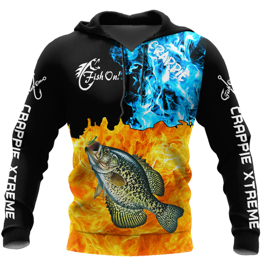 Crappie Xtreme on fire AM100101 - Amaze Style™-Apparel