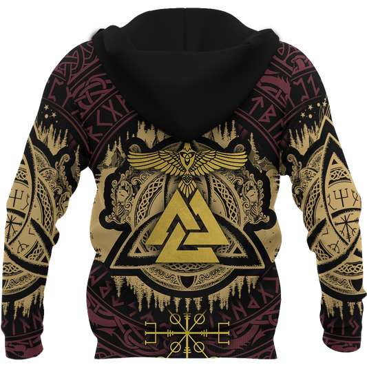 Valknut Viking All Over - Amaze Style™-ALL OVER PRINT HOODIES