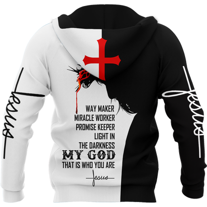 Way Maker Miracle Worker Promise Keeper Light In The Darkness - Amaze Style™-Apparel