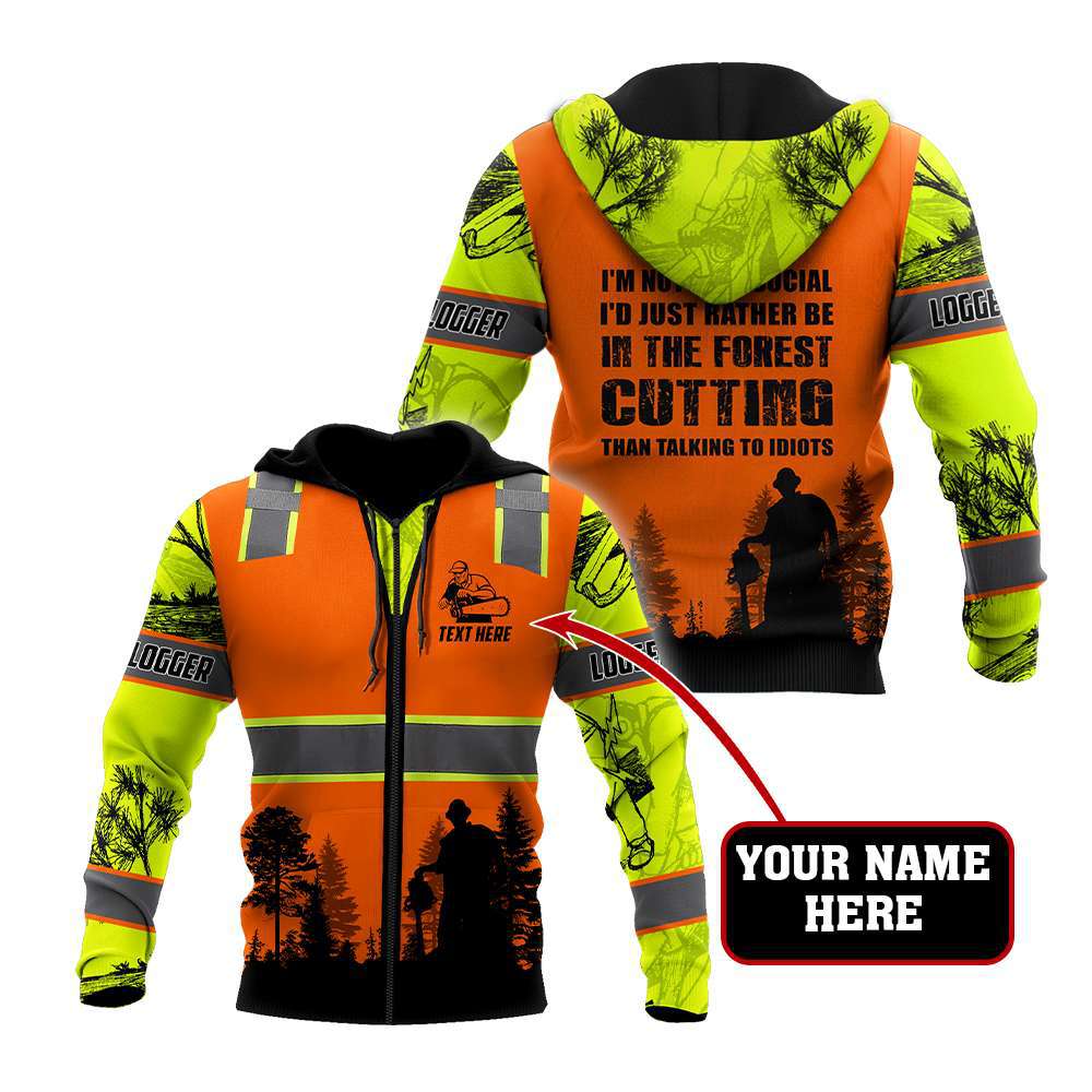 Logger Social Idiot 3D Full Printing