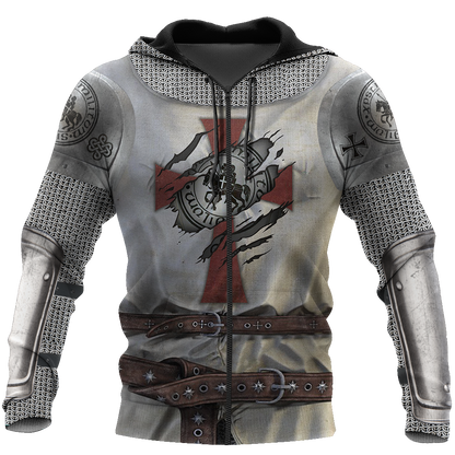 3D All Over Printed Knight Templar Version 3.0 - Amaze Style™-Apparel