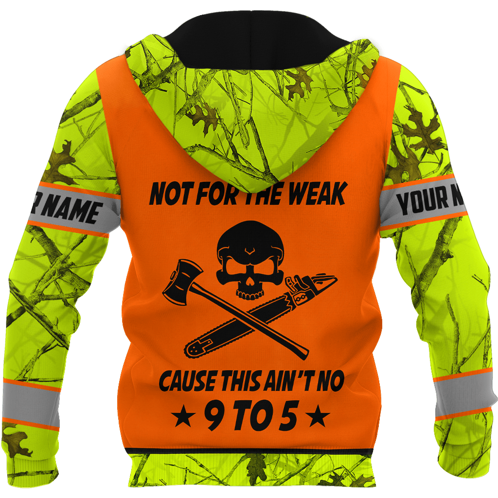 3D Chainsaw Logger Custom Name Unisex Shirts