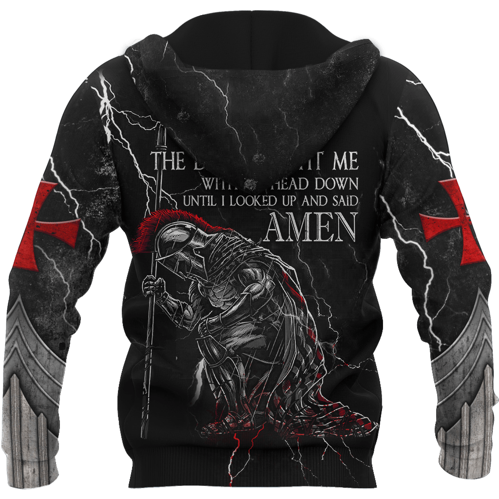 Knight templar 3D all over printed for men and women
