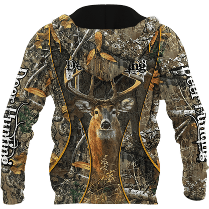 Deer Hunting 3D All Over Printed Shirts For Men AM082056-LAM