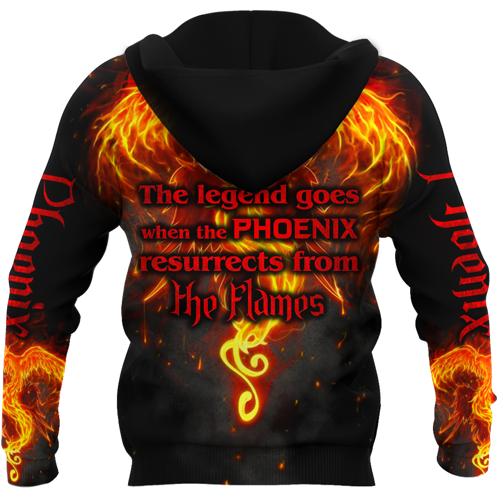 Phoenix Tattoo 3D All Over Printed Hoodie Shirt Limited by SUN AM200501 - Amaze Style™-Apparel