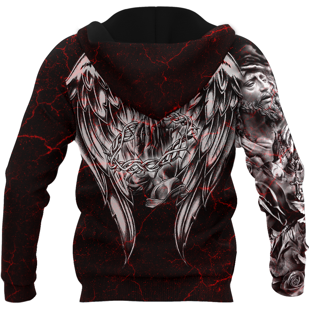 Premium Christian Jesus 3D All Over Printed Unisex Shirts - Amaze Style™-Apparel