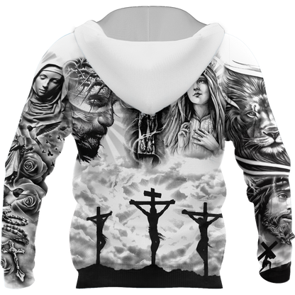 Premium Christian Jesus 3D All Over Printed Unisex Shirts - Amaze Style™-Apparel