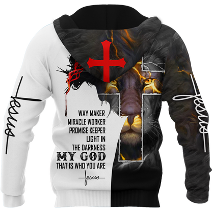 Easter Jesus -  Way Maker Miracle Worker Promise Keeper Light In The Darkness - Amaze Style™-Apparel
