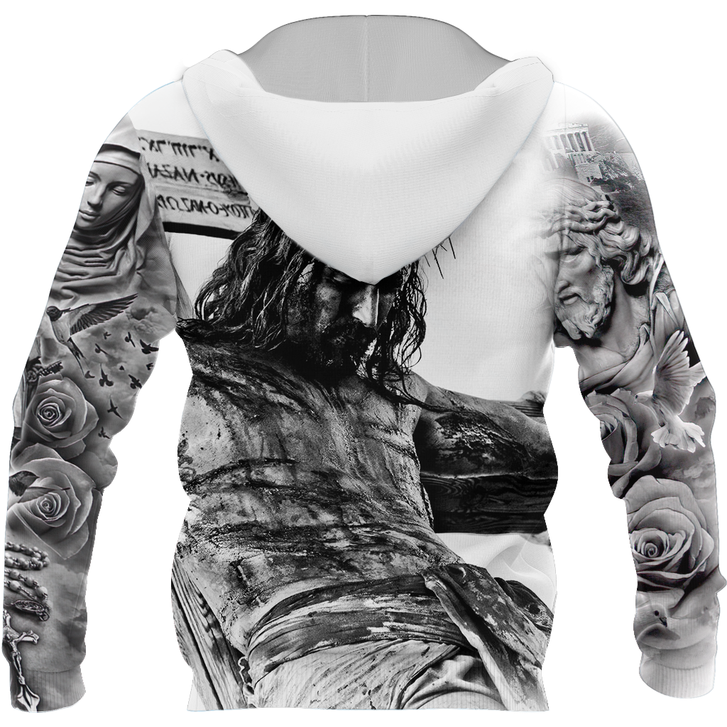 Jesus Tattoo 3D All Over Printed Shirts For Men and Women AM130501 - Amaze Style™-Apparel