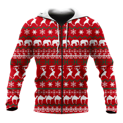 African Xmas Unisex Deluxe Hoodie ML