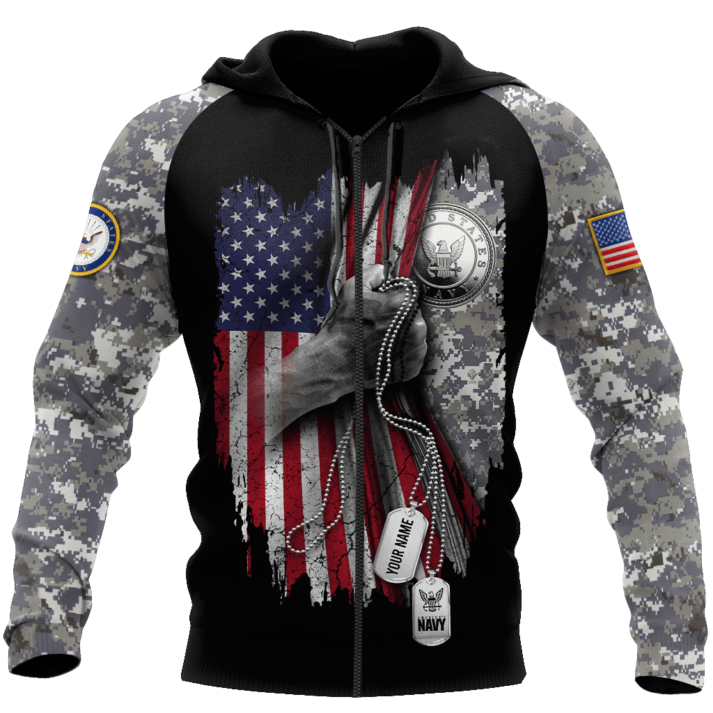 Soldier US Navy 3D All Over Printed Shirt Hoodie AM082038 - Amaze Style™-Apparel