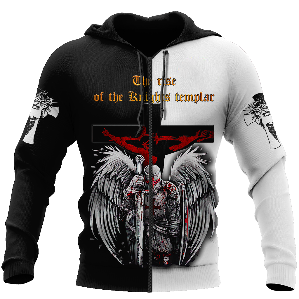 Knight of Christ Jesus 3D All Over Printed Shirts For Men and Women AM210402 - Amaze Style™-Apparel