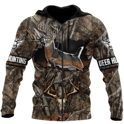 Awesome Deer Hunting 3D All Over Printed Shirts For Men AM082054-LAM