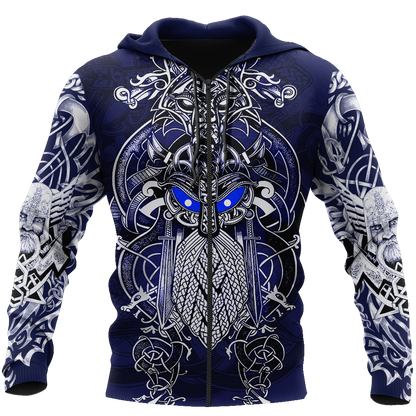 Odin Viking Tattoo Style - Amaze Style™-Apparel