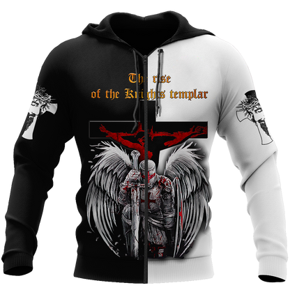 Knight of Christ Jesus 3D All Over Printed Shirts For Men and Women AM210402 - Amaze Style™-Apparel