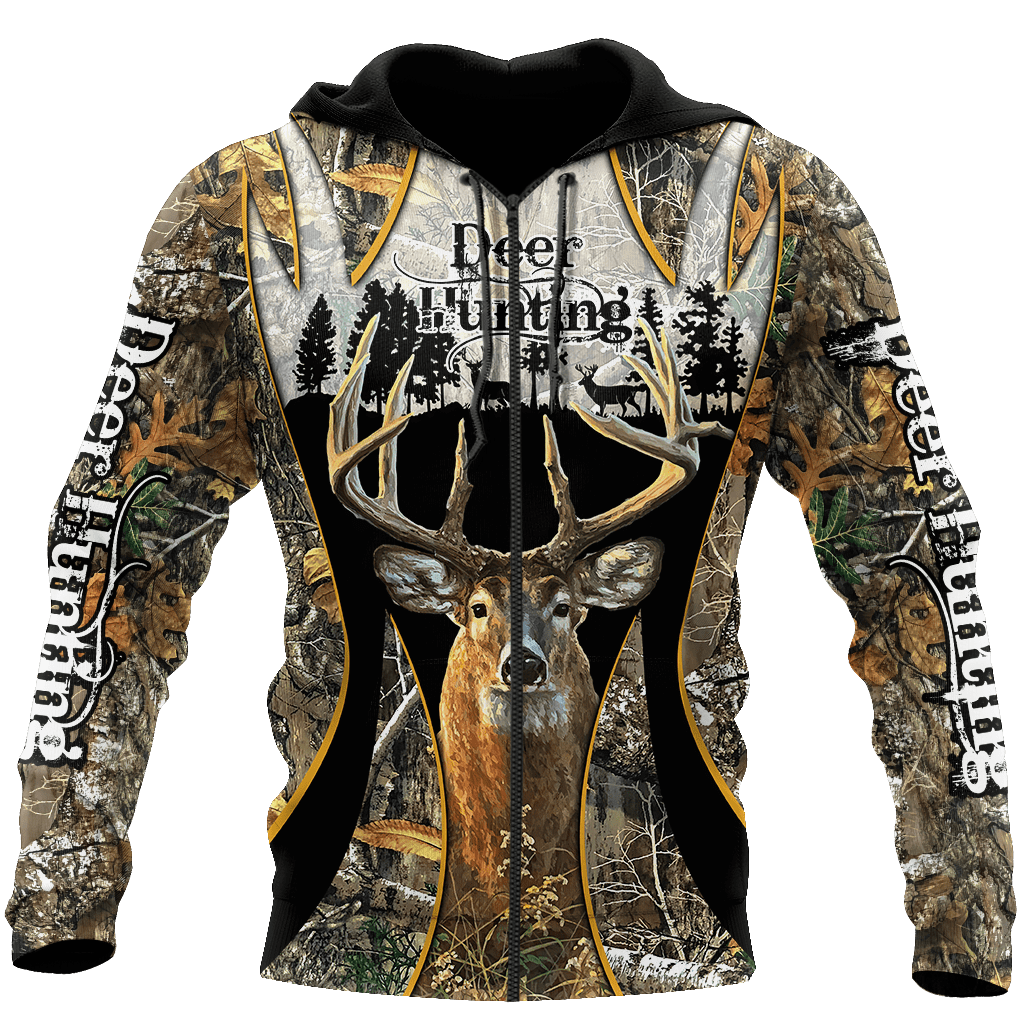 Deer Hunting 3D All Over Printed Shirts For Men AM082056-LAM