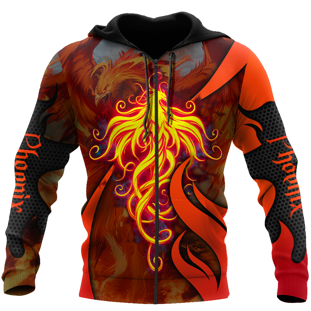 Phoenix Power 3D All Over Printed Hoodie Shirt Limited by SUN AM180501 - Amaze Style™-Apparel