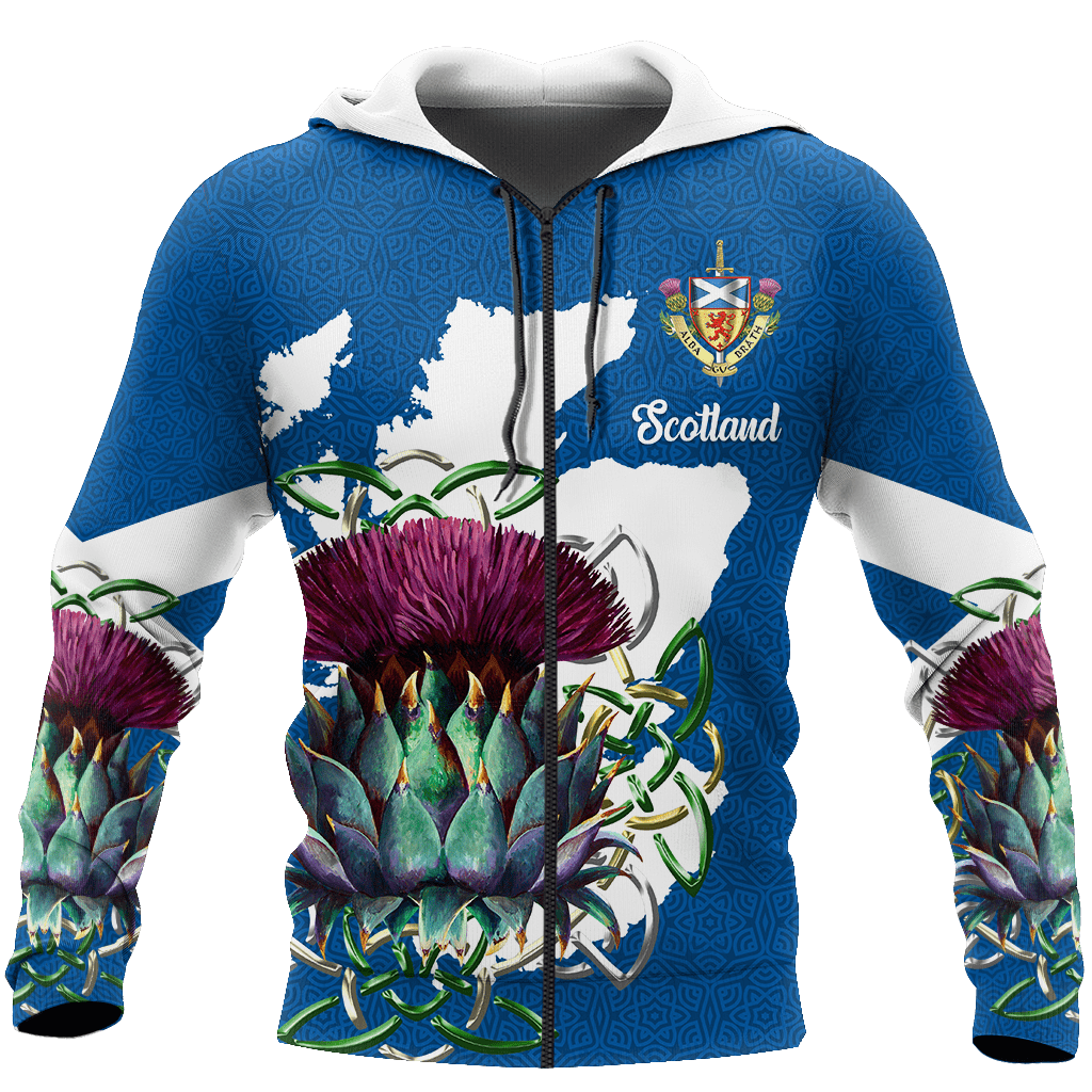 Hoodie Scotland Classic Over Printed Hoodie TP