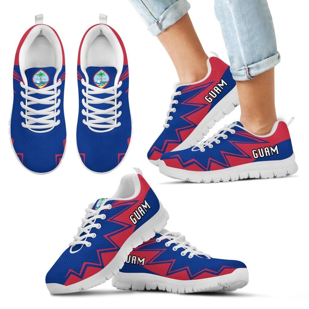 Guam Sneakers - Thunder Style - BN04-SNEAKERS-Polynesian Print-Kid-11 CHILD (EU28)-White-Vibe Cosy™