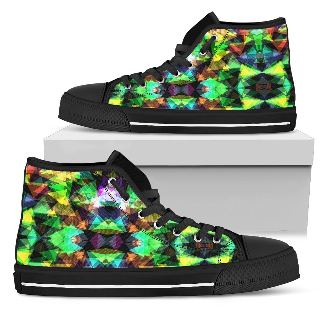 Donna Sneakers Alte Nero-Amaze Style™-Womens High Top - Donna Sneakers Alte Nero-US5.5 (EU36)-Vibe Cosy™