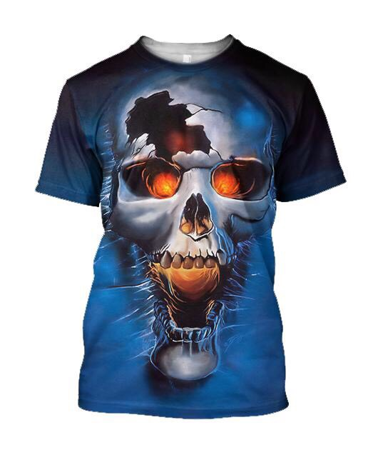 Love Skull 3D all over printed for man and women