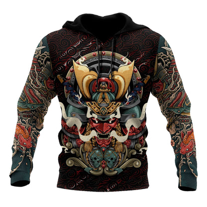 Samurai Tattoo 3D All Over Printed Unisex Shirts