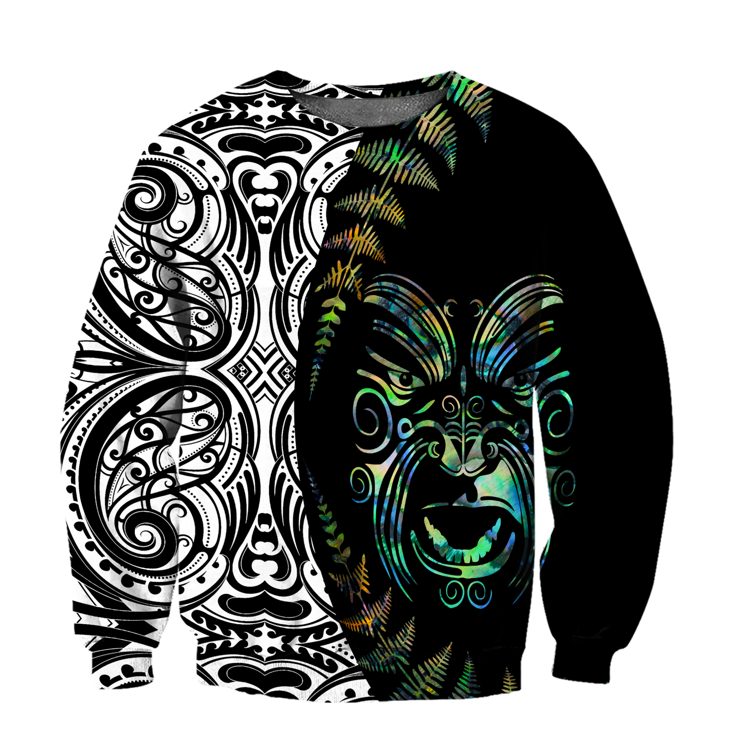 Maori paua shell 3d all over printed shirt and short for man and women HHT21072003
