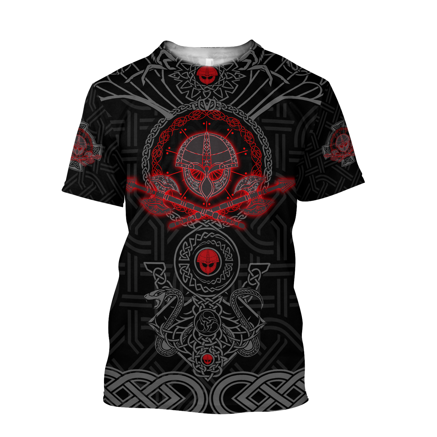 Love Viking Warriors tattoos 3D all over printed for man and women HHT30062001