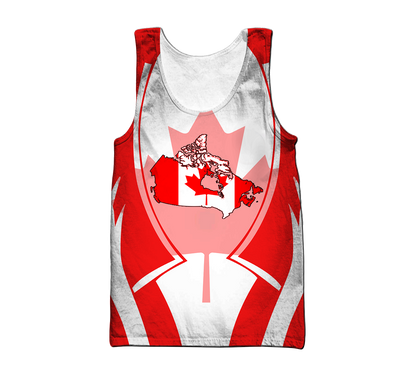 Canada In My Heart Red Maple Leaf Hoodie-HHT09072010